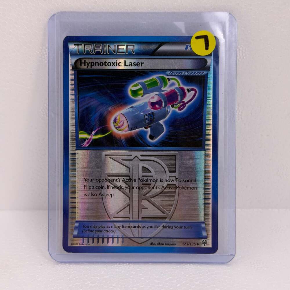 Pokemon Hypnotoxic Laser 123/135 Crosshatch Holo Player Rewards Promo